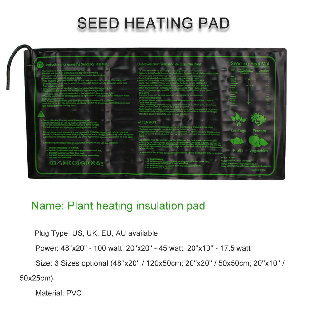 Coussin chauffant pour semis,  - Seedling Heat Mat avis et prix
