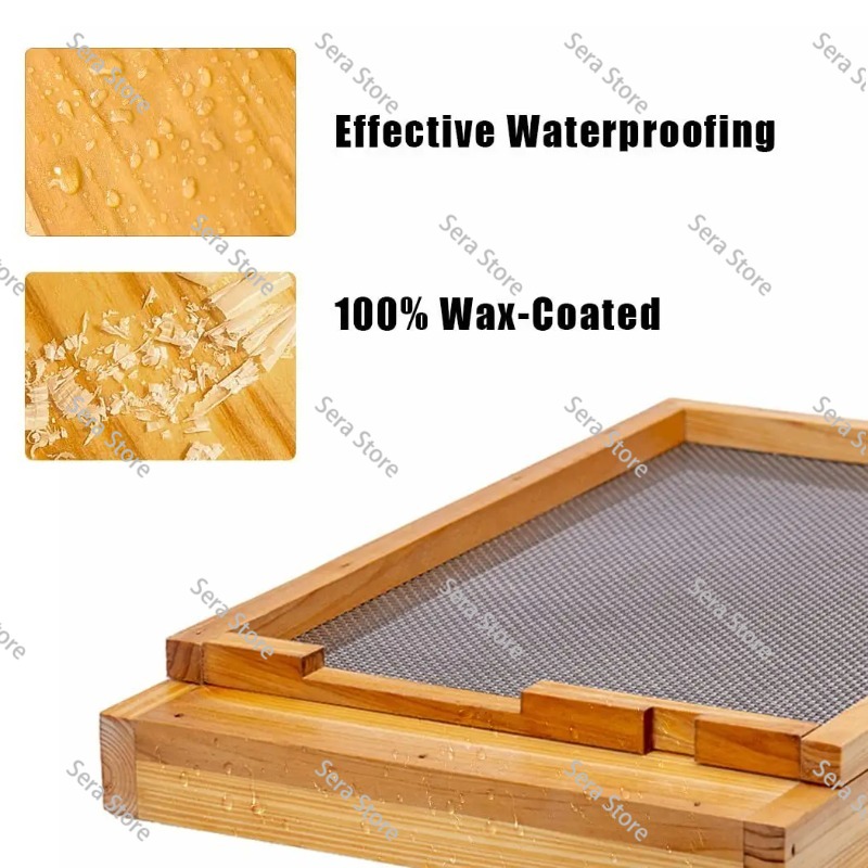 Dix cadres de ruches sont spéc - Beehive Frame Wax avis et prix