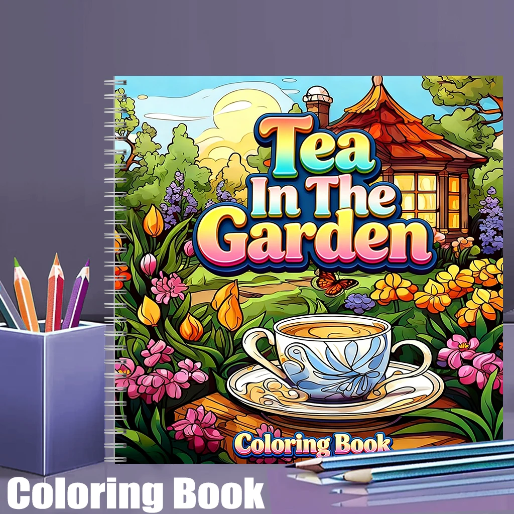 Livre de coloriage Tea In The  - Farming And Agriculture avis et prix